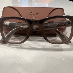 Ray-Ban Mate Tortoise Shell Eyeglasses with Case